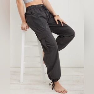 Aerie Charcoal Jogger Pants